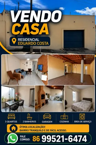 Vendo casa, Residencial Eduardo costa
