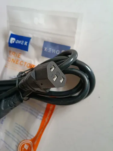 Cabo de Força Energia ATX para PC e Monitor 1,5m 10A Padrão 3 Pinos