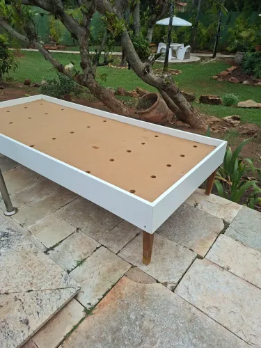 Base MDF cama de solteiro