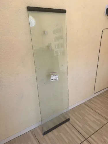 Título: 8 Vidros para Vitrine ou Loja - 1,30 x 0,40 m
