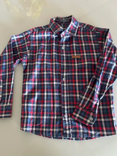 Blusa xadrez infantil