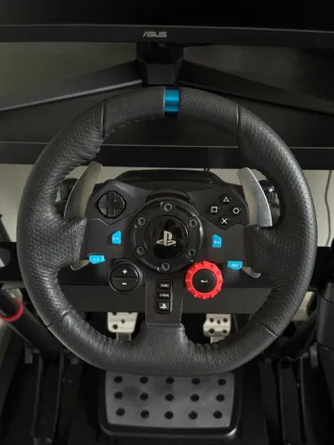 Volante Logitech G29 + Câmbio Logitech + Suporte extreme simracing + Capa de Proteção