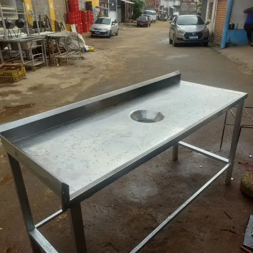 Bancada inox 70/180
