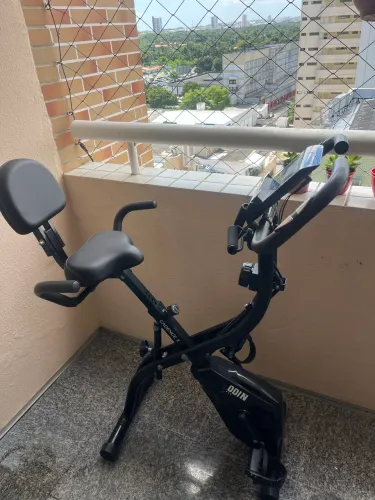 Bicicleta ergometrica dobrável
