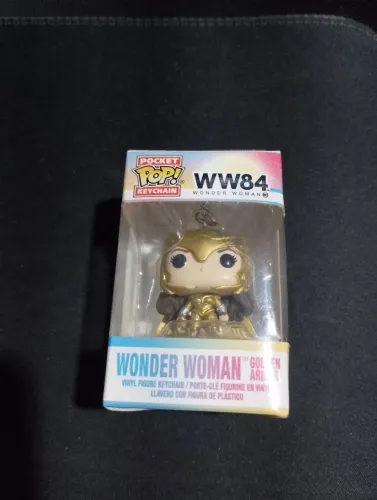 Chaveiro Funko Pop Mulher-maravilha 1984 Golden Armor