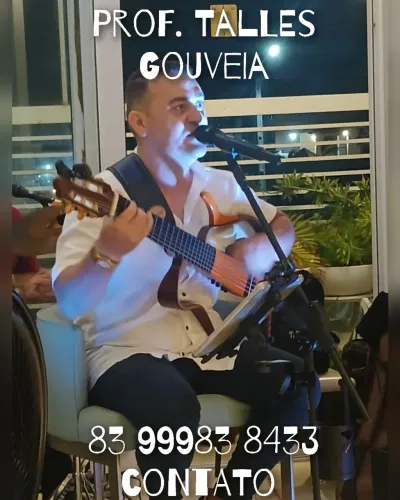 Aulas de violão, cavaquinho, ukulele,guitarra,pandeiro e cajon