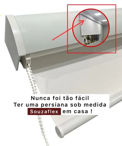 Cortina Rolô com bandô box