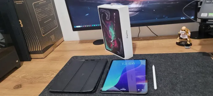 iPad Pro 11 Pol 64GB 2018 Estado de Novo com Caixa e Acessórios