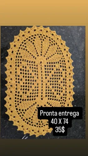 Tapete em crochê