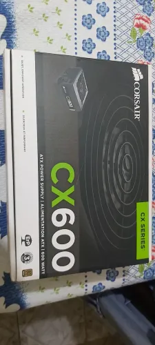 Fonte corsair 600w selo 80 plus gold