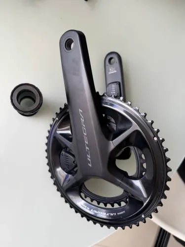 Pedivela Shimano ultegra 170mm com medidor de potência 4iii