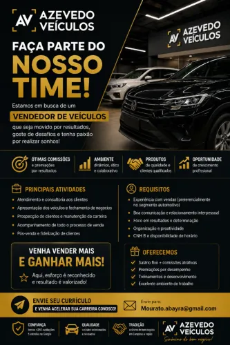 vendedor de veiculos