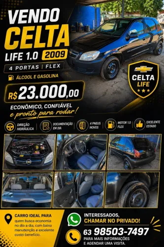 Chevrolet Celta Life/ LS 1.0 MPFI 8V Flexpower 5P 2009