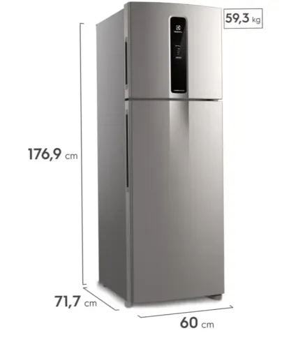 Geladeira Eletrolux Frost Free Dúplex Efficient 110v