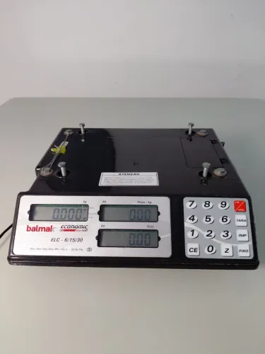 Balança Digital Comercial Balmak ELC 30kg Funcionando Perfeitamente (Sem Bandeja)