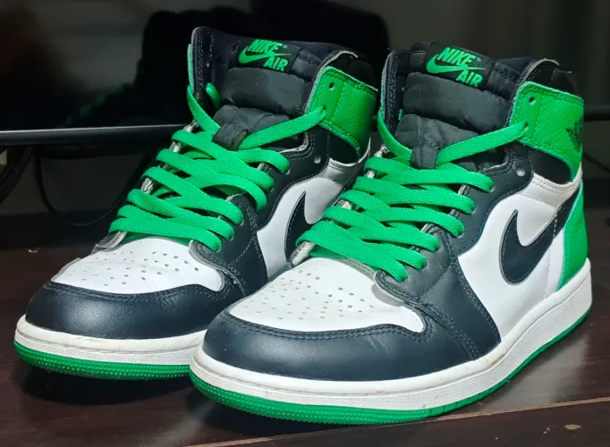 Air Jordan 1 High Lucky Green Tamanho 40