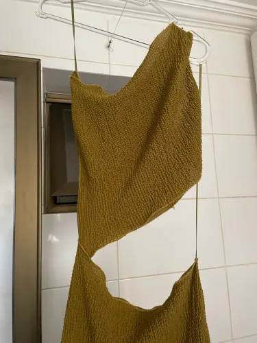 Vestido verde Zara 