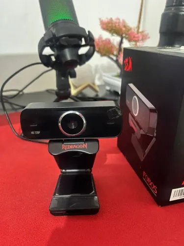 Webcam Redragon Streaming Fobos 720p + Caixa