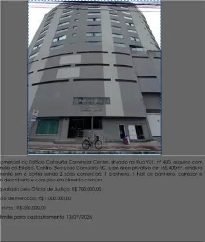 Sala Comercial no Edifício Cataluña Comercial Center à venda em Balneário Camboriú