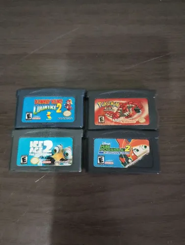 Jogos Game Boy Advance - paralelo