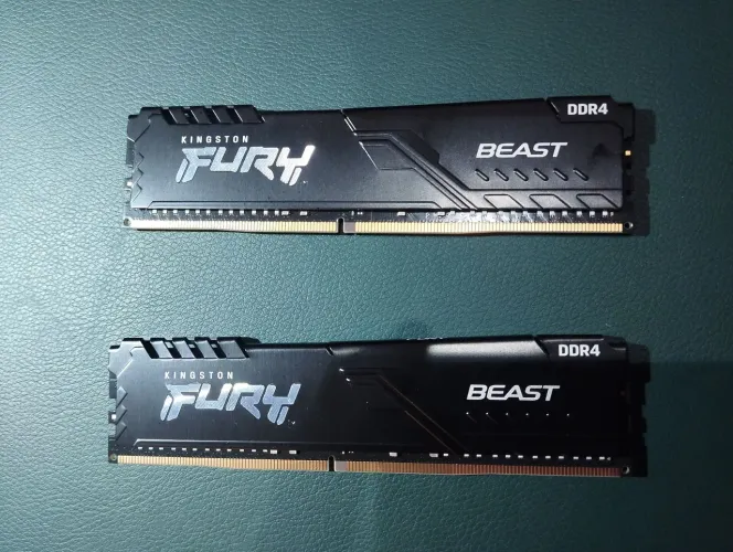 Memória RAM Kingston Fury Beast 16GBx2, 3200 MHz,CL16