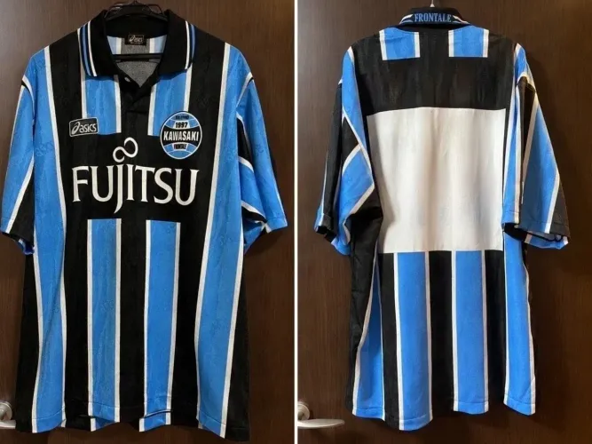 Camisa Kawasaki Frontale Asics 1999 Vintage Década de 90 ( Grêmio )