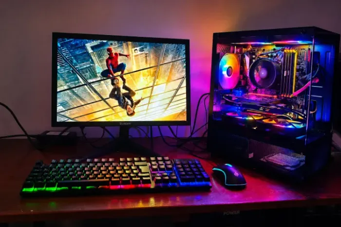 PC Gamer Ryzen 5 - 16GB RAM - RX 550 - Monitor + Jogos Completo