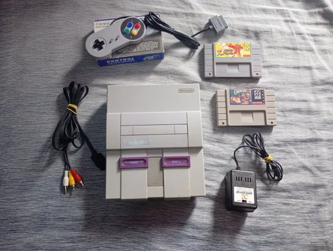 Super Nintendo pego Play 2 mais 250