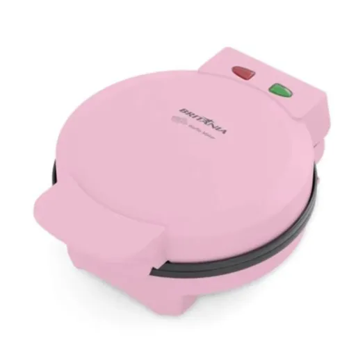 Waffle Maker Britânia Rosa Antiaderente 850W 127V - BRITANIA