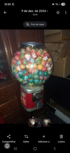 Maquina de bolinha pula pula biever