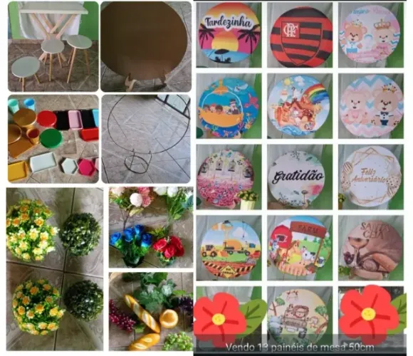 Itens para decoração