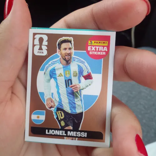 Figurinha Messi Bronze 2026