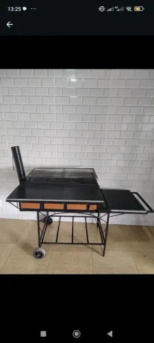 Fogão a lenha e churrasqueira 2em1 novo nunca usado 