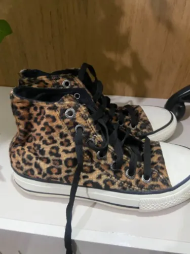 All star Chuck 70 Animal Cano Alto Marrom