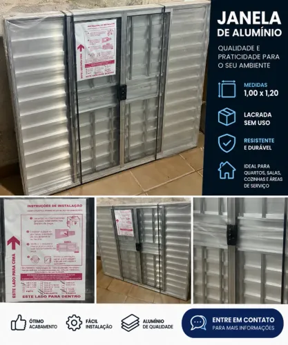 Janela de alumínio