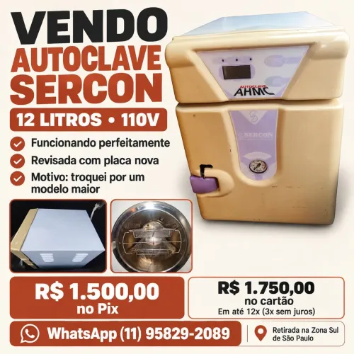 Autoclave sercon nova e revisada