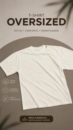 Camisa oversized