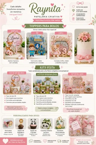 Kit festa - impressões  no geral
