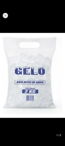 Embalagem pra gelo dose
