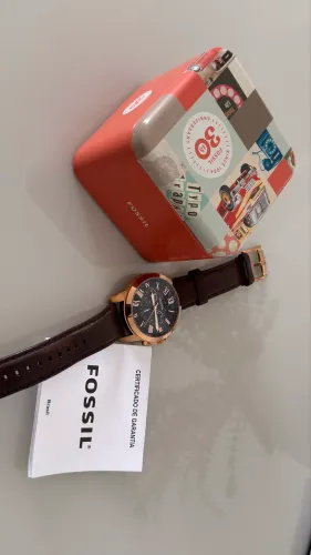 Relógio Fossil Grant Chronograph FS5068 - Original - Rosé Gold