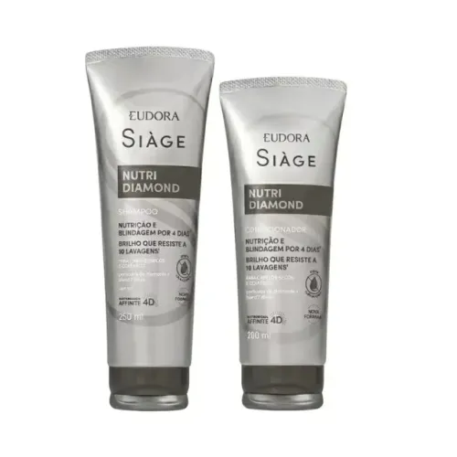 Shampoo + Condicionador - Siáge Nutri Diamond - Eudora