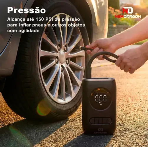 Compressor de Ar Digital Portátil