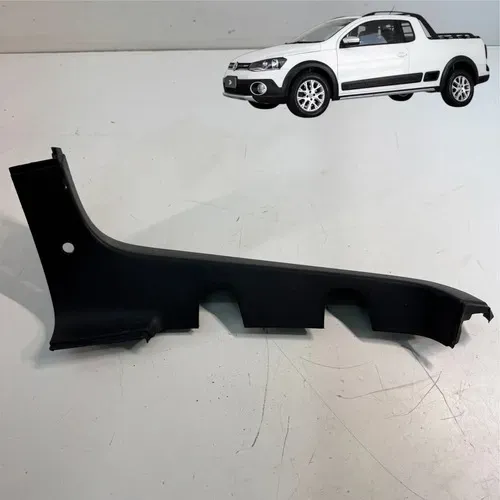 Moldura Caçamba Volkswagen Saveiro 1.6 2014 A 2015 Preto