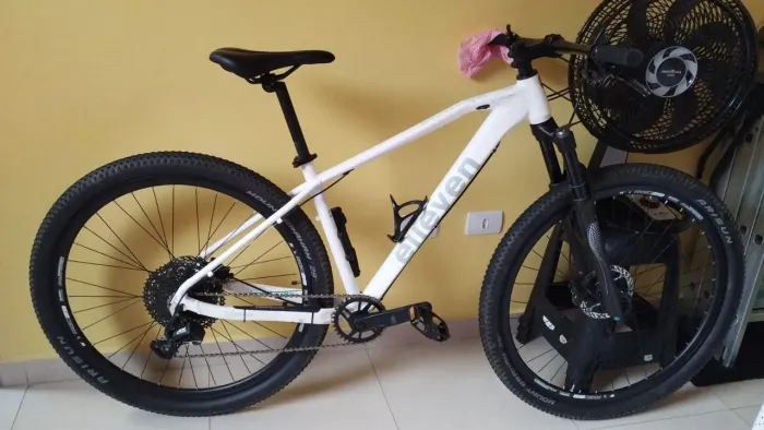 Bike MTB Quadro Elleven New Athon T17x27 Branca