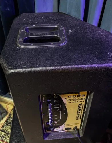 Caixa Som Ativa (PA) Falante 12" 250 Watts Rms At12-250 Datrel
