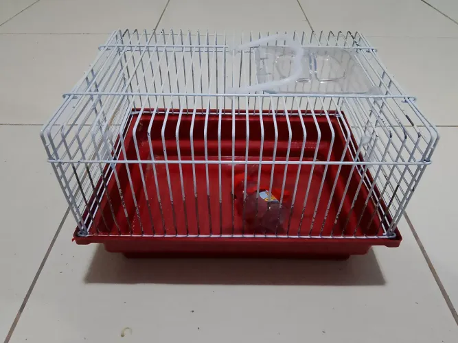 Gaiola de hamster pequena