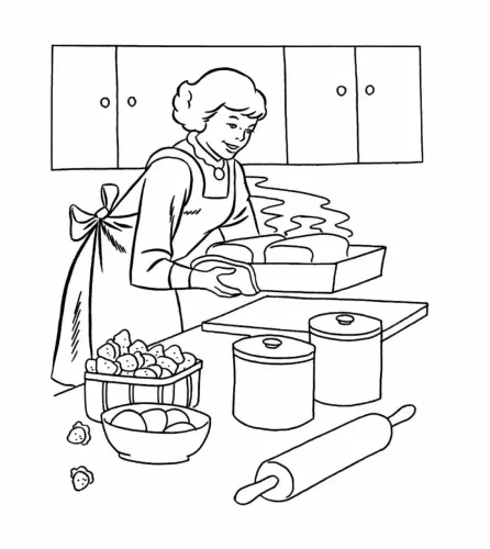 Cozinheira profissional