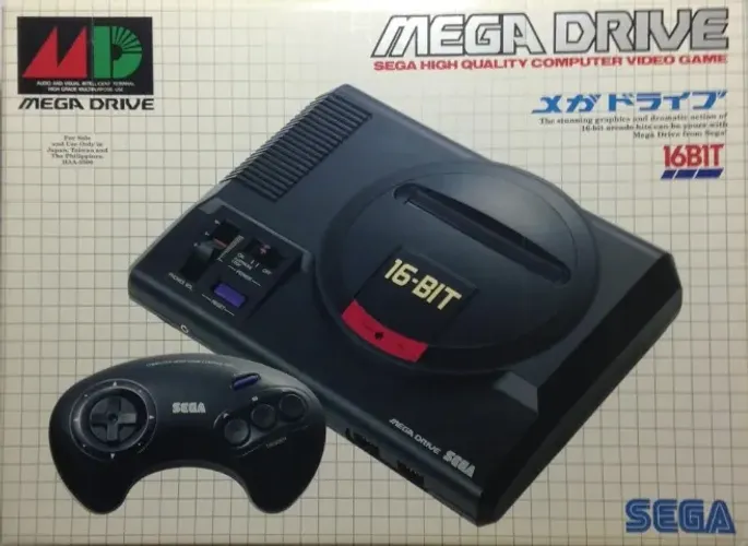 Sega Mega Drive HA-2510 (Japonês / Original / Sem Uso)