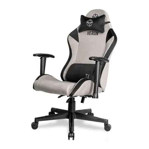 Cadeira Gamer TGT Heron TX Tecido, Preto e Cinza.