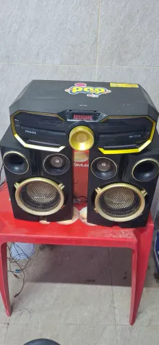 Mini System Philips Potente com USB e Graves Fortes - Som Alto e de Qualidade!